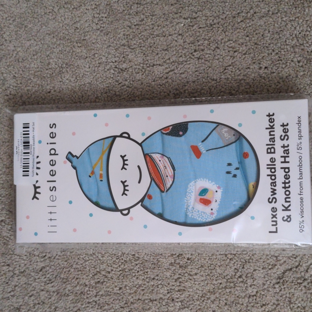 Little Sleepies Sushi Swaddle Blanket Set
